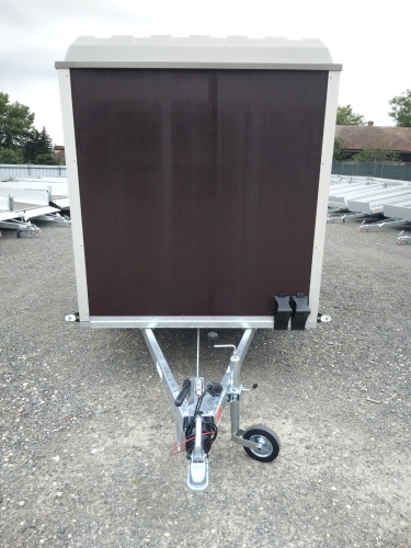 Přívěs Agados VZ-27 1300 kg - B1 O + dvoukřídlé dveře, laminátové víko (5)