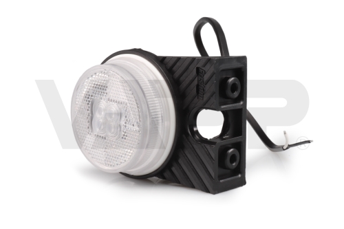 Svítilna přední obrysová LED Fristom FT-060 na držáku, PRAVÁ, 12-36V