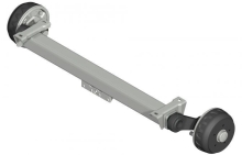Náprava KNOTT VGB 13 (1350 kg) b= 870 mm, c=1355 mm, 200x50, 100x4