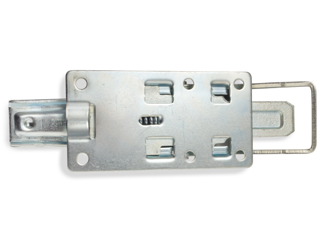 Závěr bočnic - přezka BV 90-1 (bez protikusu, plochý třmen obdélníkový)