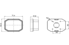Fristom FT-001 LED, svítilna obrysová (3)