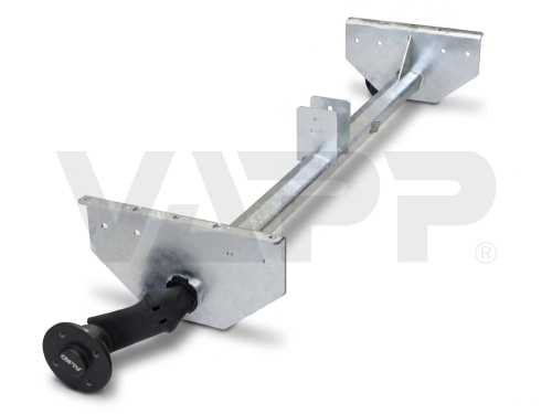 Náprava AL-KO UBR  700-5 (750 kg) a=1320 mm, c=1640 mm, 100x4, (Sacher)