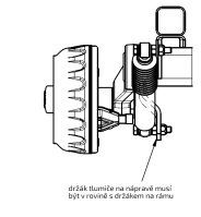 Tlumič k nápravě KNOTT (do 1800kg/1 náprava) montáž před kolo, modrý (2)