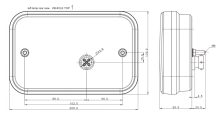 Svítilna Fristom FT-270 sdružená LED 12V, L-BL/BR/KO/ML, baj5, IP68 (3)