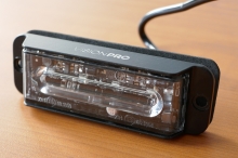 Výstražná záblesková svítilna VISIONPRO, 4x LED, modrá, plochá (2)