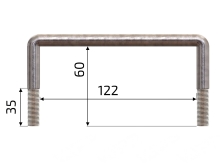 Třmen M10 122x60 mm (1)