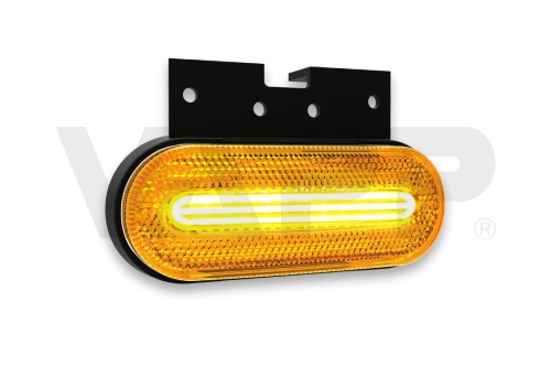Svítilna boční obrysová LED Fristom FT-070 12-36V,  na držáku