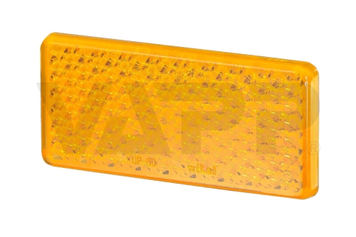 Odrazka oranžová 96x46 mm samolepící  UP-60T(VAPP BASIC 2)