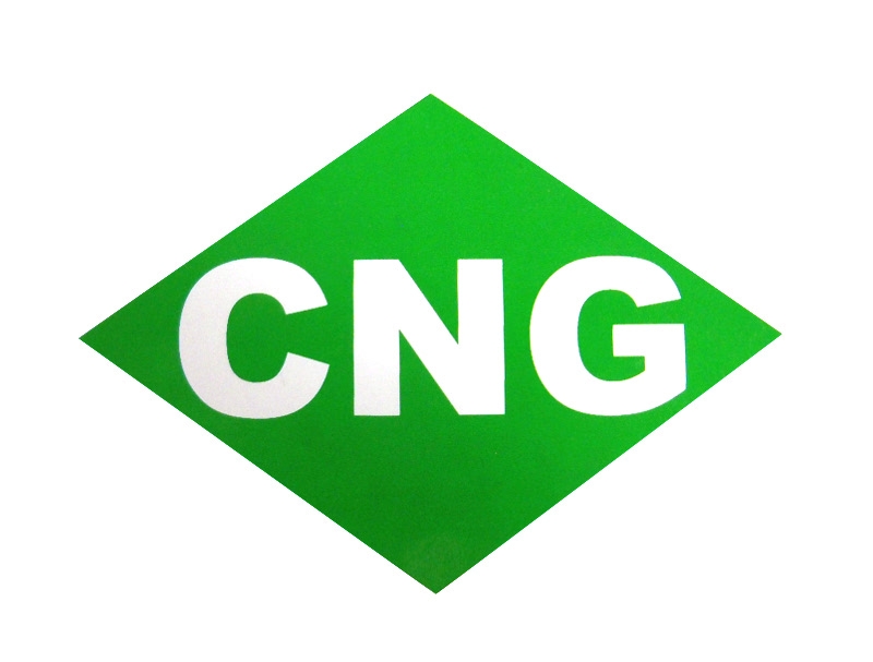 Značení CNG - vnější samolepka 110x80 mm