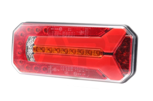 Svítilna WAS W150 sdružená LED 12-24 V, L/P, BL/BR/KO/CO/RZ, baj5 dynamický blinkr