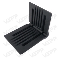 Ochranný roh Jumbo 210x170 mm pro popruh až 65 mm, černý plast (1)