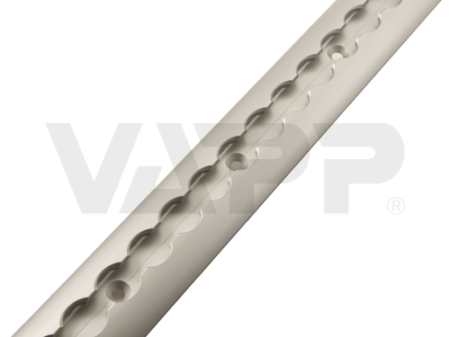 Kotevní lišta 5503 AirLine 50x12 mm, materiál al s montážními otvory, elox