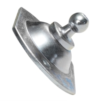 Konzola k plynové vzpěře plochá 41x22,5mm, kulový čep pr. 10mm, ocel (1)