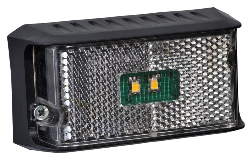 Svítilna přední obrysová LED Dobplast DPT15, 12-24V, s odrazkou, QS75