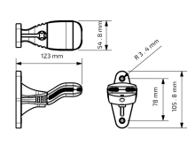 Svítilna doplňková obrysová LED Lucidity Cobra 26563, QS150 (12-24V) (3)