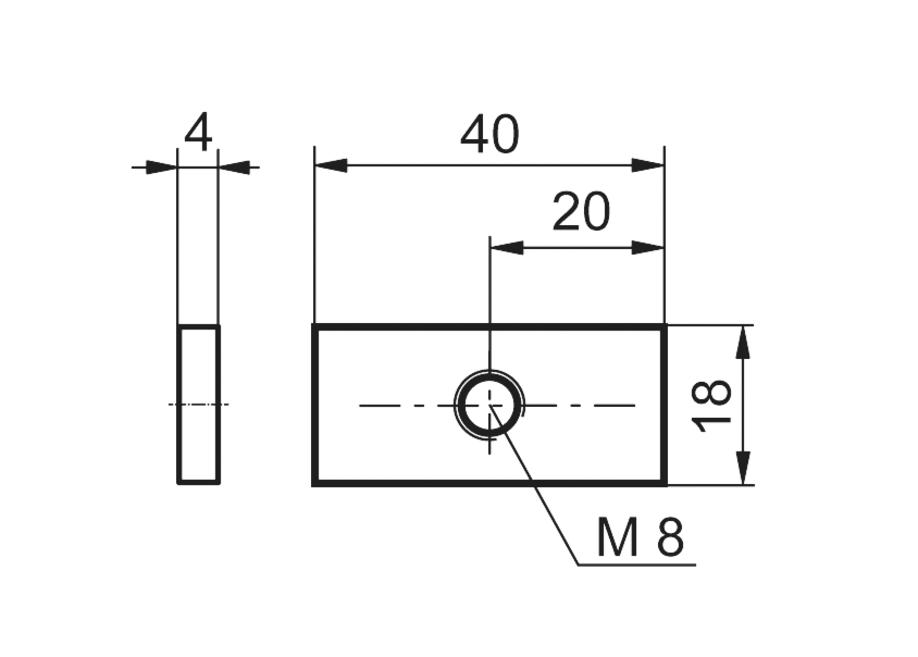 Pant bočnic TIRex Geomet, nerez, komplet - sada