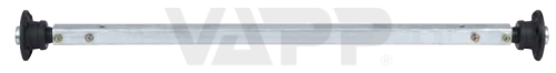 Náprava AL-KO Starr Plus LS (1500kg) a=1100 mm, c=1550 mm, 112x5
