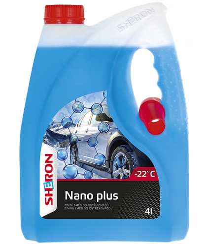 Zimní ostřikovač -22°C SHERON Nano Plus 4l + nál.