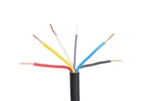Kabel 5x0,75, černá/ bílá/ červená/ žlutá/ modrá (1)