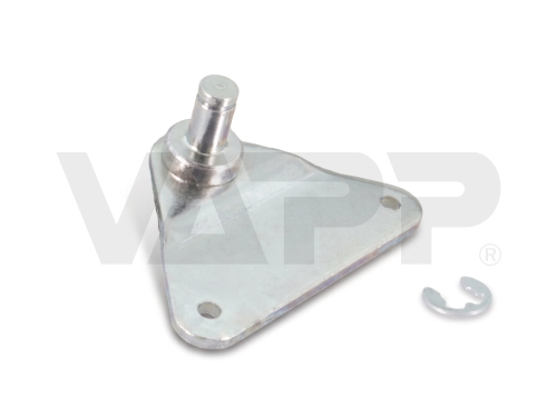 Konzola k plynové vzpěře vyhnutá 55x30 mm, válcový čep pr. 8 mm, ocel