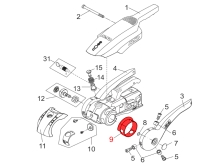 Těsnící kroužek páky stabilizátoru AKS 3004/3504 (ETI 811607) (2)