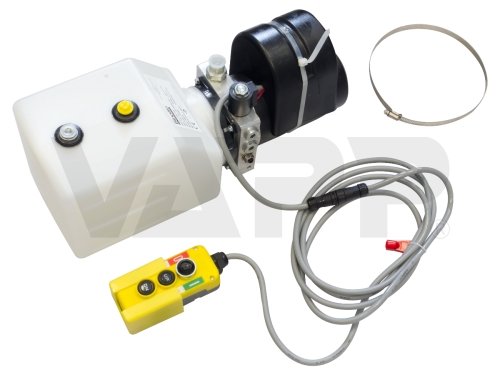 Elektrohydraulické čerpadlo 12 V, Binotto, 180 bar, s nádrží 8,5 l pro přívěsy VAPP