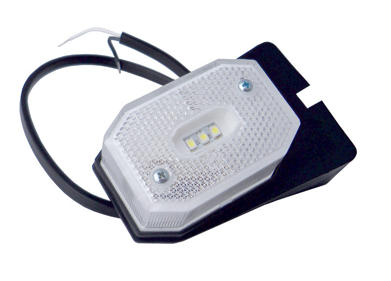 Svítilna přední obrysová LED Fristom FT-001/1B, 12-24V, s odrazkou (Flexipoint), na držáku