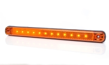 Svítilna boční obrysová LED WAS W115 SLIM, 12-24V, s odrazkou (5)