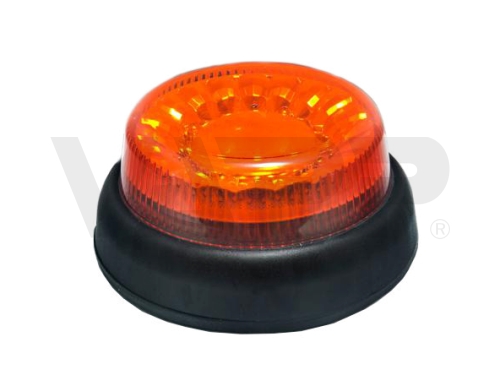 Maják magnetický oranžový Fristom FT-100 LED MAG, nízký, kabel 3 m