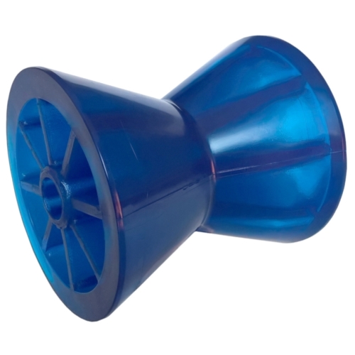 Rolna kuželová 4'' modrá PVC, pr. 87/50 mm, d=14,5 mm, l=92 mm