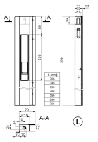 Uzávěr bočnic SAFEGRIP 400 mm, "h" profil pravý (2)