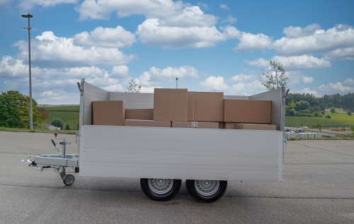 Nástavbové bočnice KombiLine ALU pro přívěs UDK/UHK 2760x1500 mm (výška 750 mm) (5)