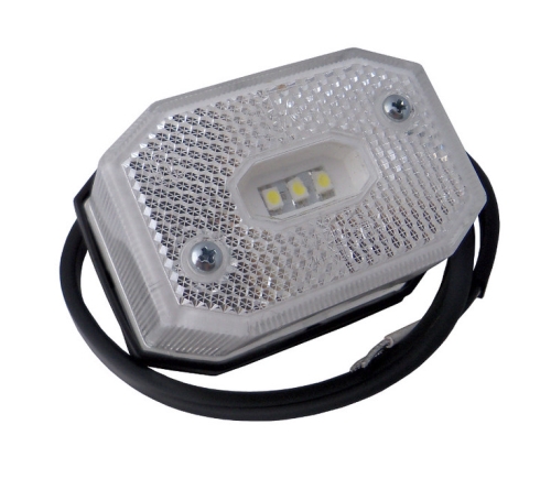 Svítilna přední obrysová LED Fristom FT-001 B, 12-24V, s odrazkou (Flexipoint)