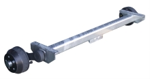 Náprava KNOTT VGB 15 (1500 kg) b=1300 mm, c=1770 mm, 200x50/10" 112x5 (2)