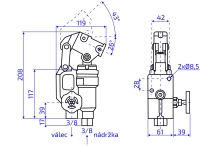 Pumpa hydraulická dvojčinná - přídavná (2)