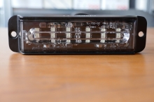 Výstražná záblesková svítilna VISIONPRO, 6x LED, modrá, plochá (2)
