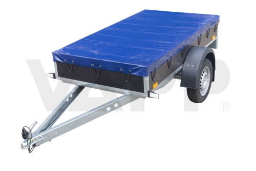 Plachta  ECO 1 přes bočnice modrá RAL5013 + přísl.