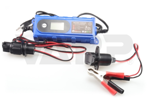 Nabíječka víceúčelová s redukcí pro nabíjení hydraulických sklápěčů LCD displej