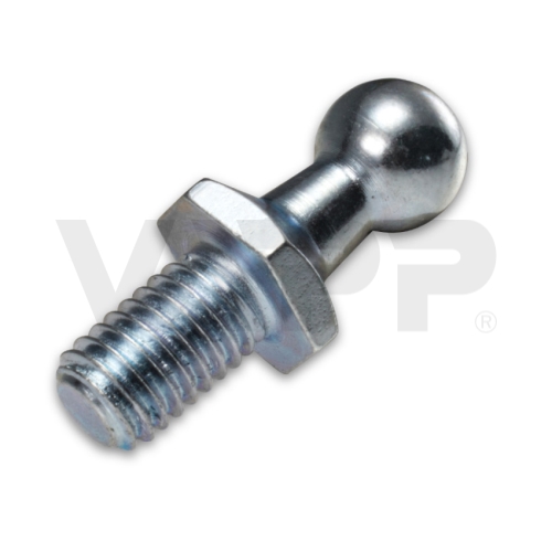 Čep kulového kloubu k plynové vzpěře BM, c=27,5mm, M8, ocel