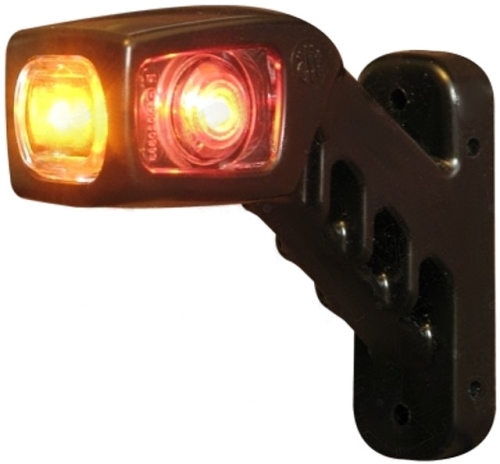 Svítilna doplňková obrysová LED WAS W49/241L, 12-24V, levá, 135 mm