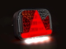 Svítilna Fristom FT-170 sdružená LED 12-24V, L-BL/BR/KO/CO/ML/RZ - spodní, IP68