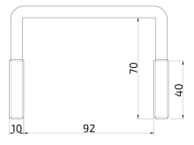 Třmen M10 92x70 mm (1)