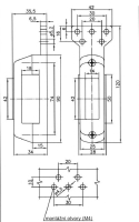 Svítilna doplňková obrysová LED WAS W140/1081L/II(12-24V) na držáku, Levá, neon efekt (4)