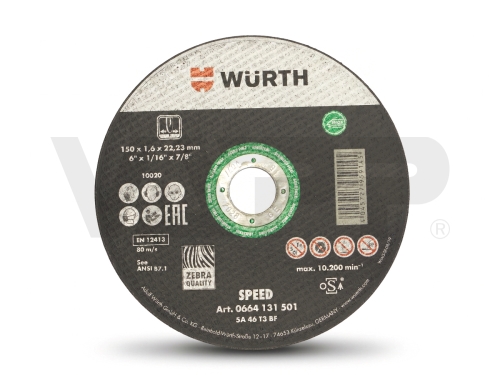 Řezný kotouč Würth 150x1,6x22,2mm