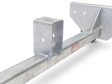 Náprava KNOTT VG 7 (750 kg) b=1237 mm, c=1565 mm, 100x4, patky 159, Vario/Rapid (1)
