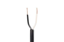 Kabel 2x0,75, bílá/černá, balení (1)