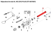 Tažná trubka nájezdové brzdy AL-KO 251G PLUS (pr. 50 mm) (1)