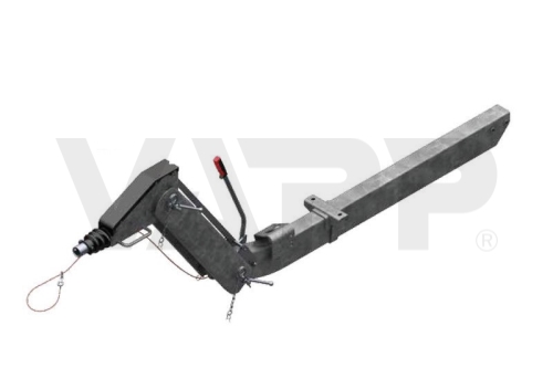 Výškově stavitelná oj AL-KO Optima 161 VB, 850-1600 kg, E=1490 mm, pro kol. jed. 1637/2051