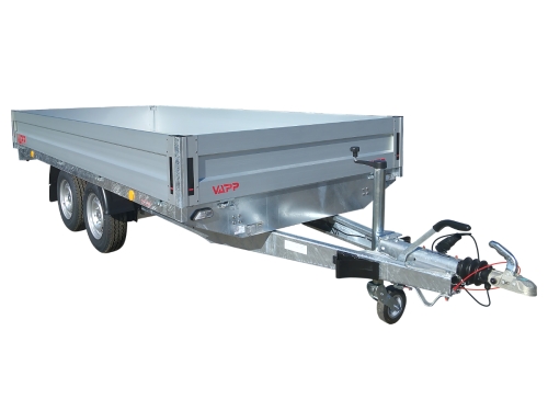Přívěs Agados DONA 11 2700 kg - B2 + POČ, zn. plech na podlaze