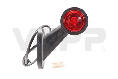 Svítilna doplňková obrysová LED WAS W21.7RF 299BC, 12-24V, pravá 108 mm,  QS150